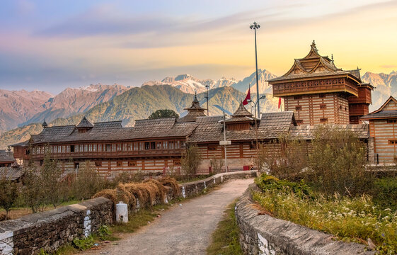 Bhimakali Temple in Sarahan with Kath-Kuni architecture